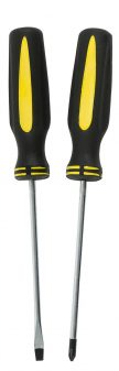 2pc Screwdriver Set -Yellow